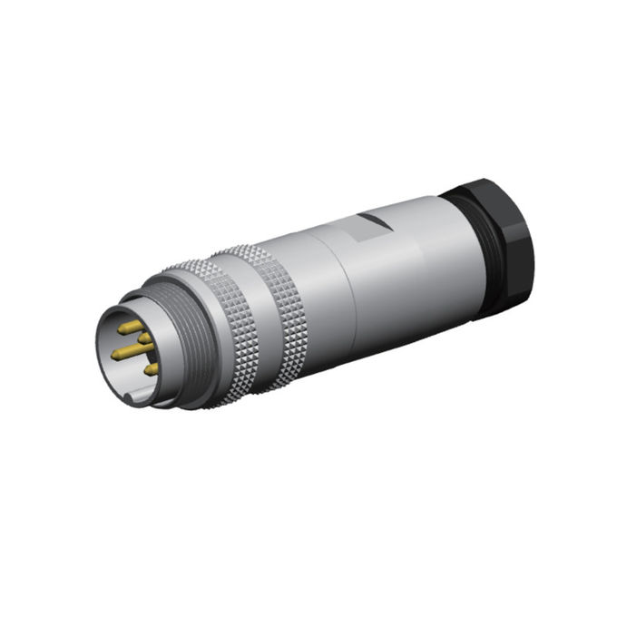 Industrial Circular Connector , 8 Pin Aviation Connector M16 Plastic Male Plug