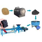 XDEM Charcoal Briquette Machine Coconut Husk Wood Briquette Making Equipment