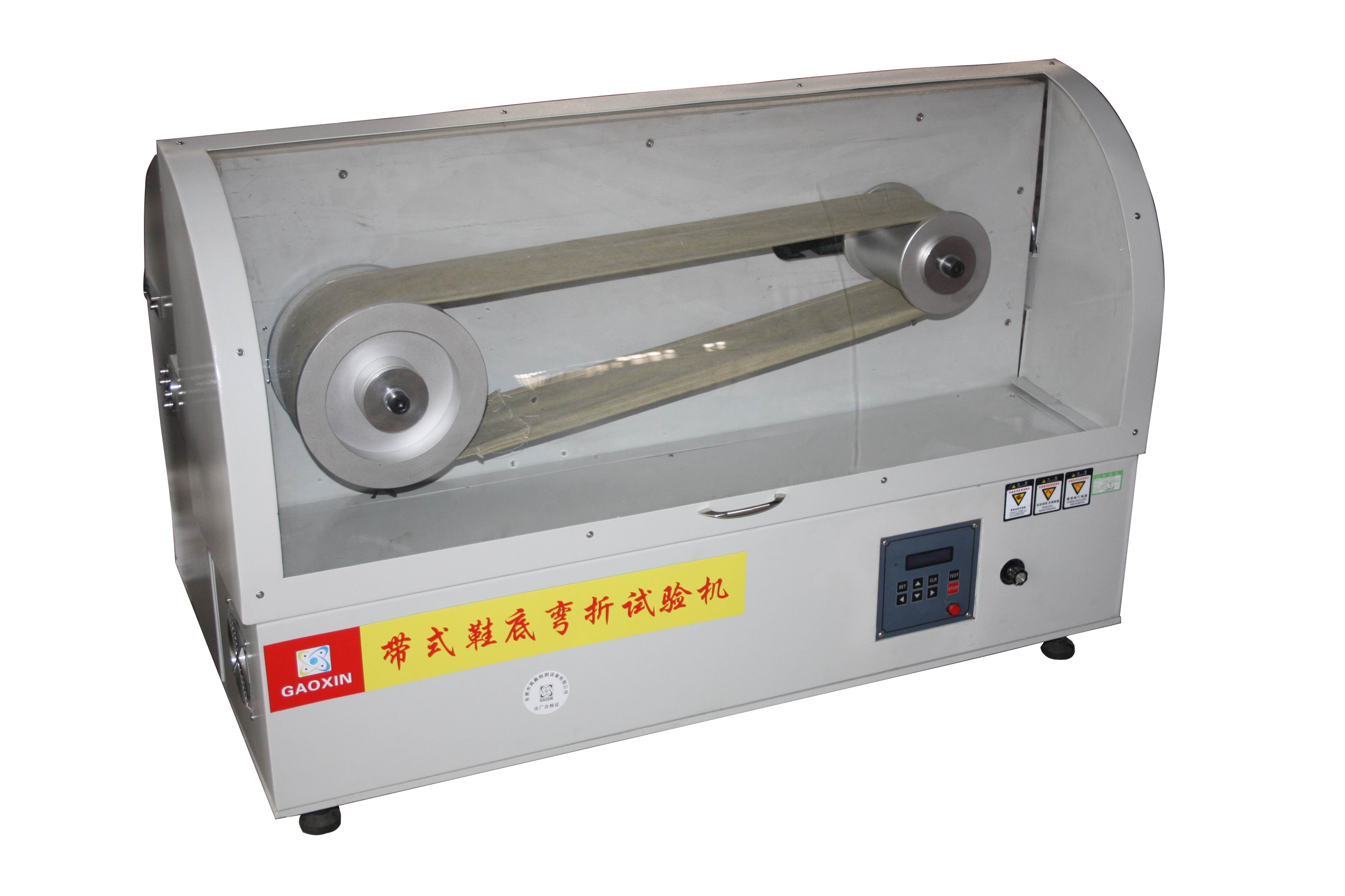 SATRA PM133 Footwear Testing Equipment , Belt Type Flexing Tester For Sole