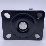 Black PA Nylon Caster Wheels 360 Degree Top Plate 3 inch
