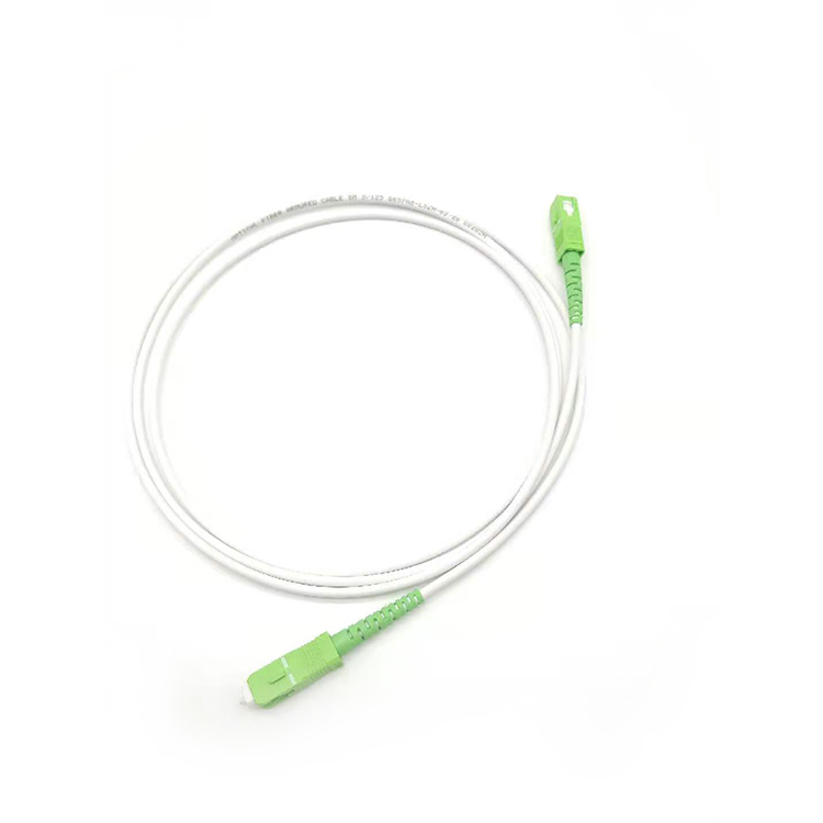 Armored Optic Fiber Cable Patch Cord SC/APC-SC/APC Singlemode 9/125 3.0mm LSZH