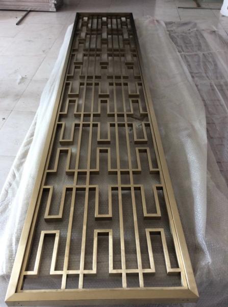 Mirror Black Stainless Steel Perforated Panels For Hotels/Villa/Lobby/Shopping