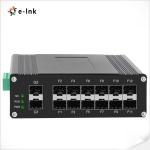 Managed Fiber Switch Industrial L2+ 12x1000X SFP + 2x1000X Gigabit Network