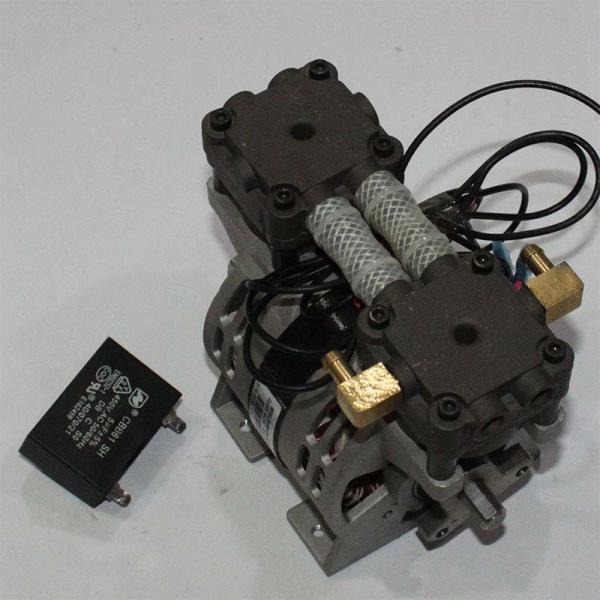 60W Small Oil Free Air Compressor Oil Less Vacuum Pump For Food Industry 220V