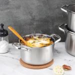 New Arrival 3 Piece Cookware Set Stainless Steel Soup Pot Stock Pot Set Cooking
