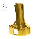 Gold Plastic Die-Cast Coffin Accessories, Metalized Coating Of Coffin Parts 10#