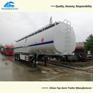 Wholesale 3 Axle 40000 Liter Fuel Tanker Trailer Carbon Steel from china suppliers