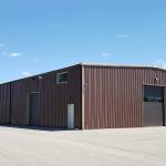 Prefabricated Warehouse Steel Structure Hall , Customized Steel Construction