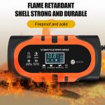 12V 2A Motorcycle Car AGM Gel Battery Charger 6V 12V 2ah-20ah Lead Acid Battery