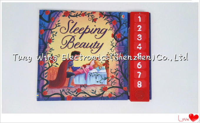 Educational Red 8 Button Module For Baby Sound Books with Voice recordable 1
