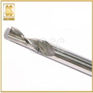 Wholesale Tungsten Cemented Carbide Cutting Tools Straight Shank Single Flute End Mill from china suppliers