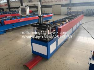 Wholesale 0.3mm Metal Roof PPGI GI Ridge Cap Roll Forming Machine from china suppliers
