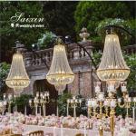 Hot Sales Wedding Half Circle Arch Light Wedding Chandelier Stand For Wedding