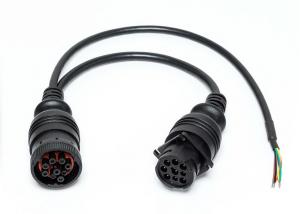 Wholesale Deutsch 9-Pin J1939 Female to J1939 Male and Open End CAN Bus Split Y Cable from china suppliers