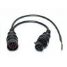 Buy cheap Deutsch 9-Pin J1939 Female to J1939 Male and Open End CAN Bus Split Y Cable from wholesalers