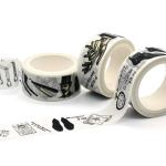 Cute Single Sid Adhesive Self Masking Scrapbook Decoration Foil Washi Tape