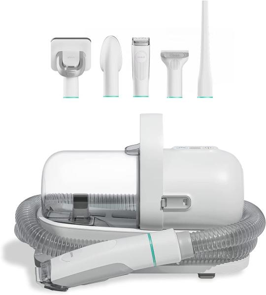 Revolutionary 50W Dog and Cat Grooming Vacuum Cleaners with Five Replacement