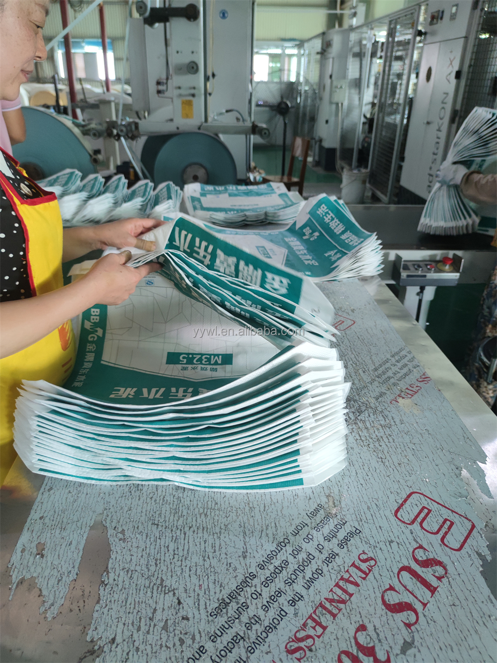 Empty Cement Bags 50 kg Ordinary Portland Sack PP Valve Bag Manufacturer Empty Cement Sack