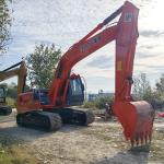 ZX200-3G Used Hitachi Excavators Original ISUZU Engine 0.9m3 Bucket Capacity