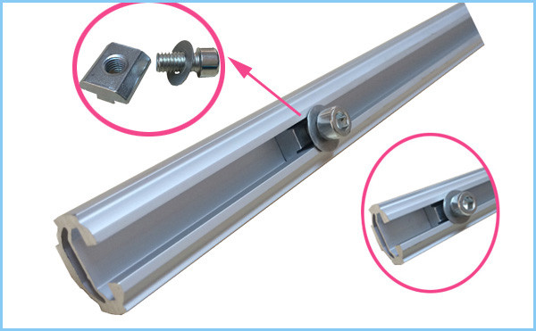 Custom Extruded Aluminum Alloy Seamless Pipe / Lean Aluminum Pipes