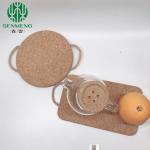Natural Wholesale Hot Sale with Twine Handle Cork Placemats