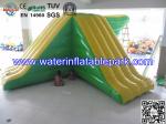 Yellow Green Inflatable Water Park Popular Game / Inflatable Climbing Slide