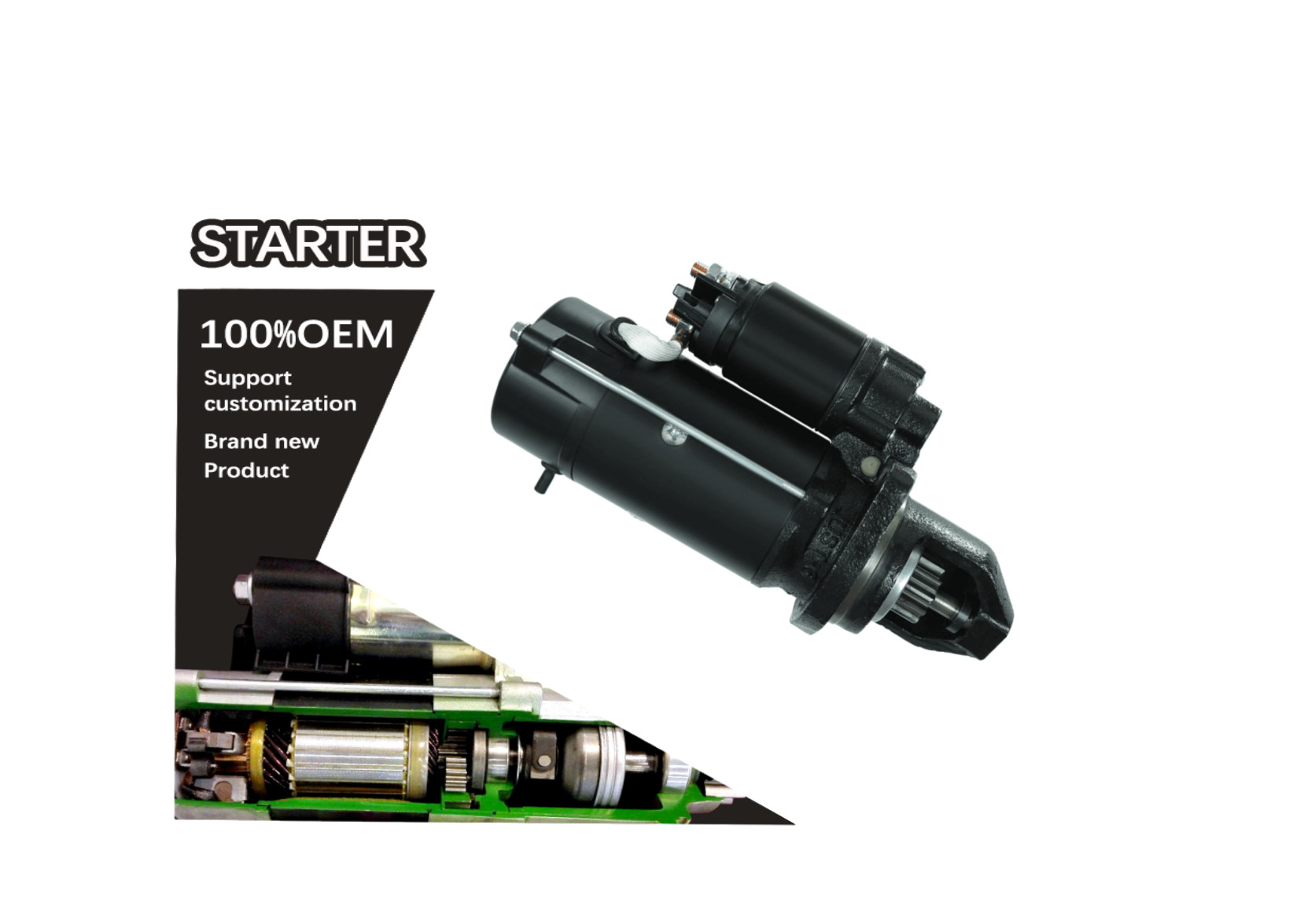 24V 11T CW Starter 11.132.189 11.131.335 11.130.595 AZF4327 MS214 IS1344 AZF4588 AZJ3186 836664354 836674649