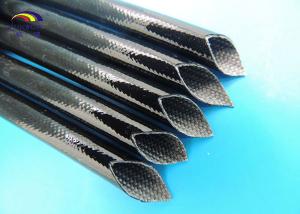 Wholesale Silicone Coated Fiberglass Braided Sleeving / Insulation Silicon Glass Tube Cable Sleeve from china suppliers