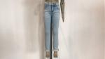 Fashion Kids Denim Jeans / Stretch Knit Denim Jeans With Roll Up TW81072 TW81073