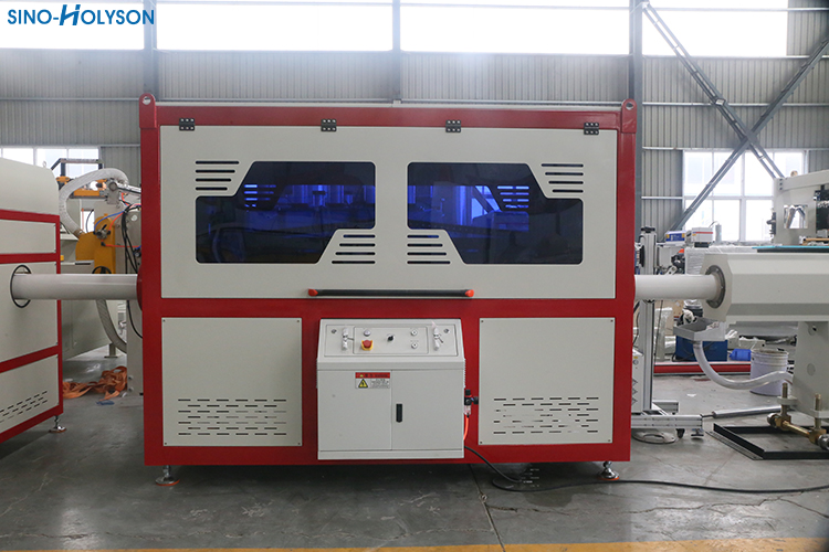 50-160mm Plastic PVC Pipe Making Machine With Double Screw