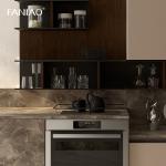 Free Sample Custom Ready Made Kitchen Cabinet Melamine Board Kitchen Cabinet