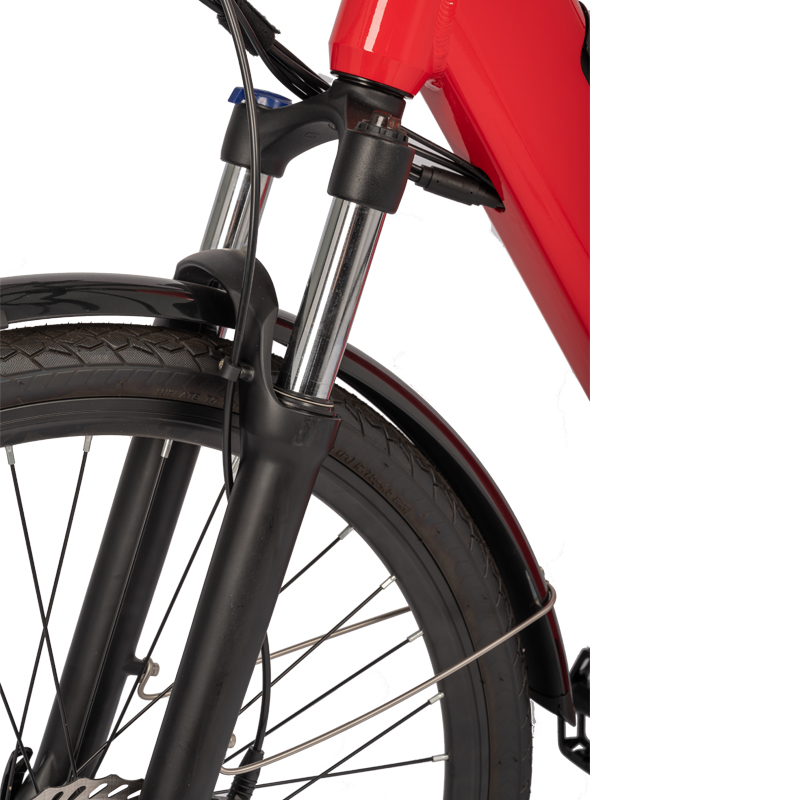Powerful 250w Electric City Bike with 10.5ah Hidden Battery and Aluminimum Alloy Frame