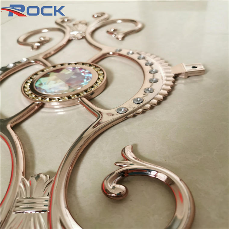 Rose Gold Georgian Bar Flower Electroplating Georgian Bar Glass For Upvc Doors
