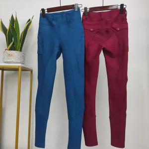Wholesale Winter Fleece Arrow Women Silicone Horse Riding Pants With One Pockets from china suppliers