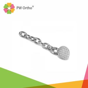 Wholesale Silver Color Orthodontic Parts Orthodontic Button Chain from china suppliers
