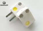 Ceramic Thermocouple Miniature Connector K Type Chromel Alumel Pin 500℃