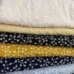 Circle Hollow Out Cotton Embroidered Fabric Geometric 52'' Width