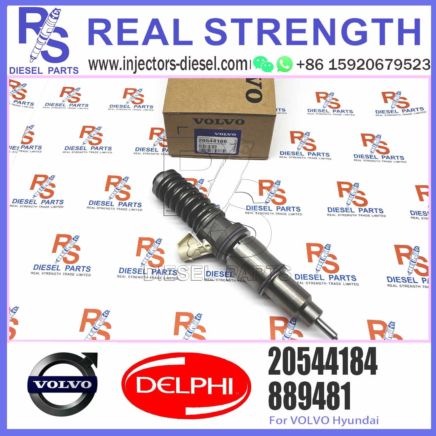Injector 85000318 20544186 BEBE4C04001 BEBE4C04101 FH16 16.1D Euro 3 Diesel Injector for V-O-L-V FH 16