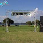 6082-T6 Aluminum Led Display 400x400mm Goal Post Truss