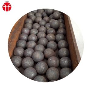 Wholesale Dia 125mm Steel Forged Balls Low Breakage Rate Steel Grinding Media For Semi Autogenous Mill from china suppliers