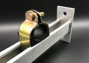 Wholesale HDG Insulated Strut Cushion Clamps 0.37 Inch Pipe Tube Gold Zinc from china suppliers