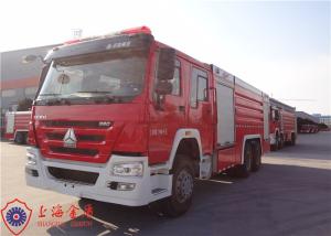 Wholesale 276Kw 6x4 Drive 27 Ton Huge Capacity Foam Tanker Fire Truck with Six Seats from china suppliers