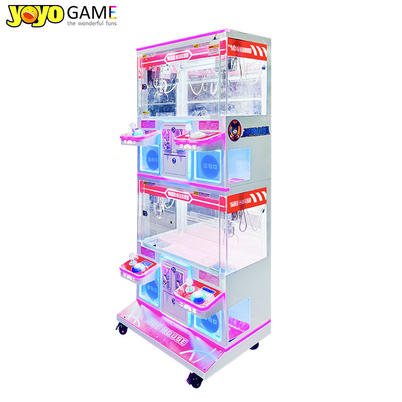Boutique Coin-Operated Mini Claw Machine With Credit Card Reader Kids Toy Crane Arcade Claw Machine