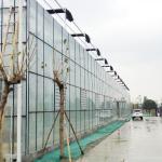 Agricultural Tempered Glass Venlo Type Greenhouse With 48mm Column