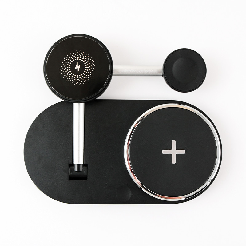 Type C Connect Folding 3 In 1 Wireless Charger For Phone Earphone Watch