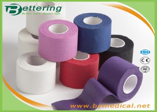 Coloured Athletic Cotton Sports Tape Trainers Strapping Tapes Joints Protector