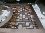 High Quality 304 Rose Gold ColorArchitecture Room Divider Screen Stainless Steel