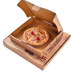 Wholesale Custom Logo Bulk Rectangle Corrugated Cardboard Pizza Boxes 30 Inch Cajas White Kraft from china suppliers