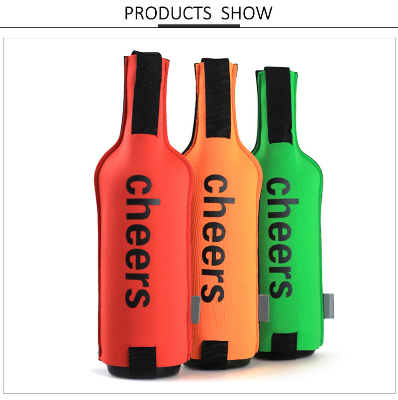 Waterproof Neoprene 750ML Beer Bottle Cooler Sleeve