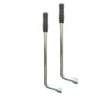 Heat Treatment Car Tire Wrench , L Type Car Tire Nut Wrench
